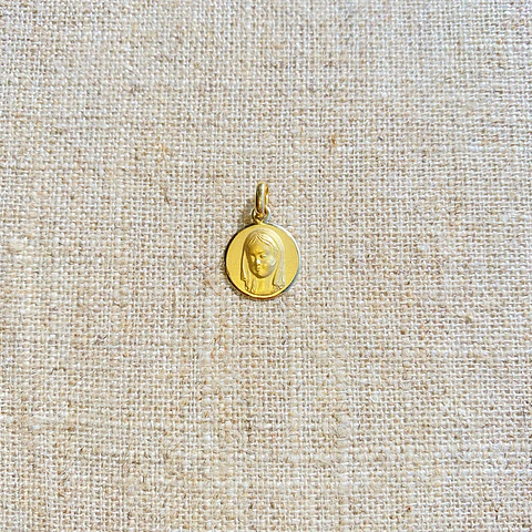 Medalla Virgen Niña - Oro 18K
