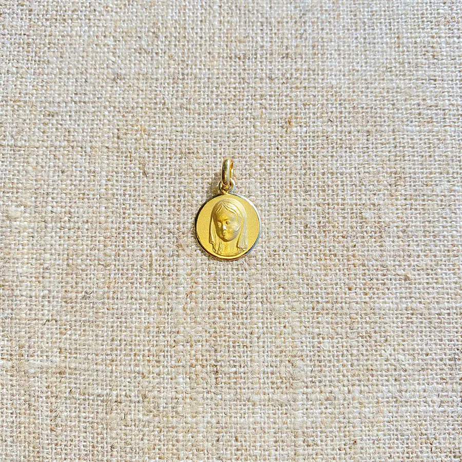 Medalla Virgen Niña - Oro 18K