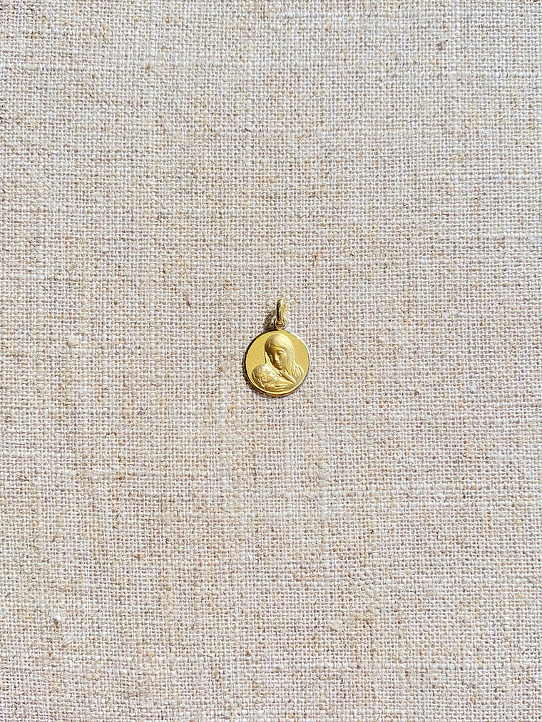 Medalla Virgen con Niño Jesús  2