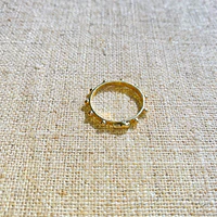 Anillo Denario Pelotitas — vista 2