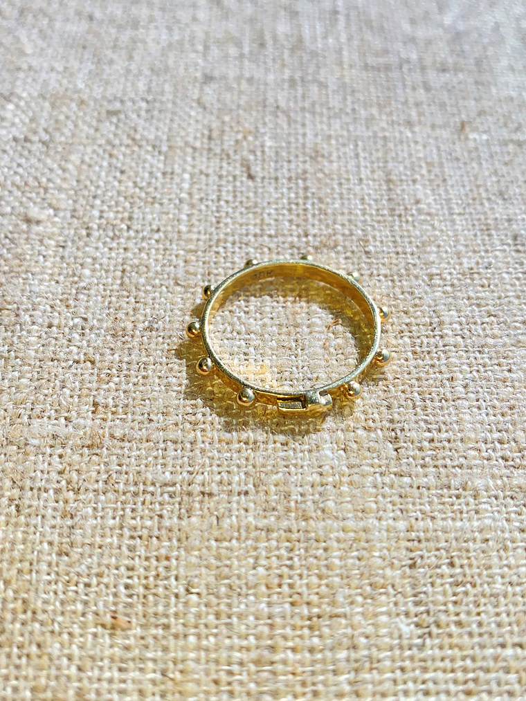 Anillo Denario Pelotitas 2