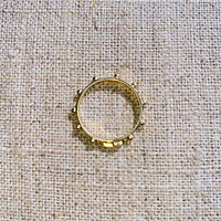 Anillo Denario Pelotitas — vista 4