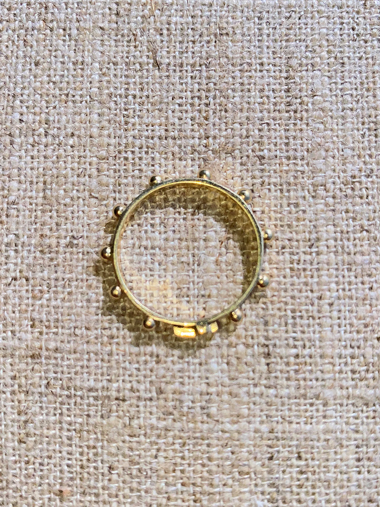 Anillo Denario Pelotitas 4