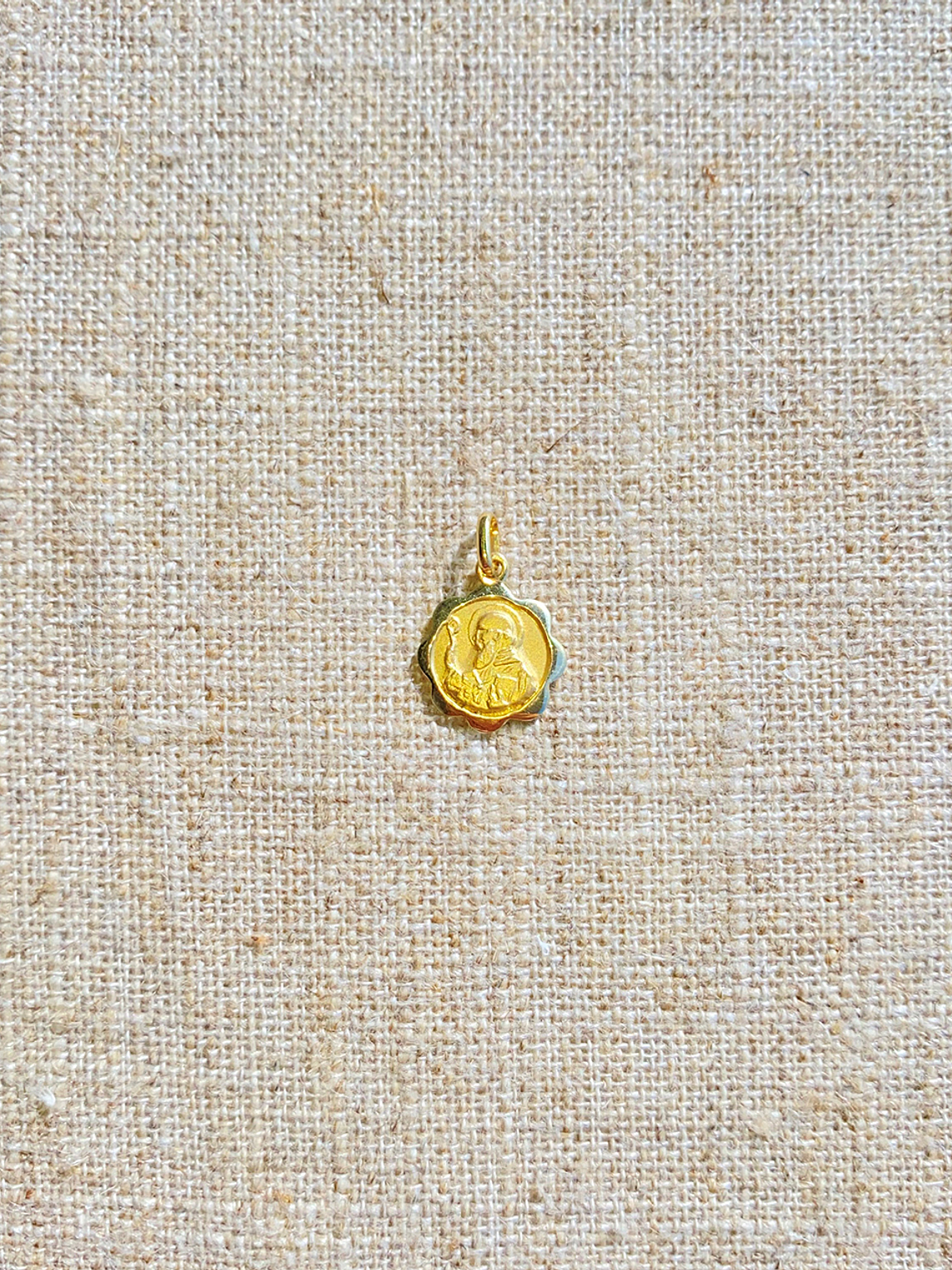 Medalla San Benito con Blonda  2