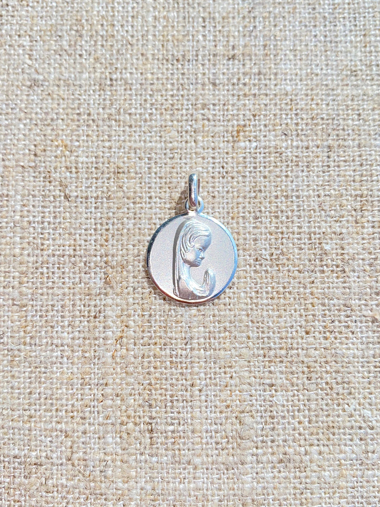 Medalla Virgen de Perfil 1