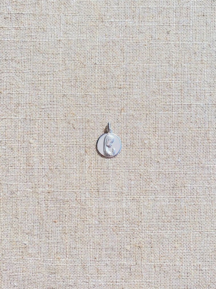 Medalla Virgen de Perfil 2