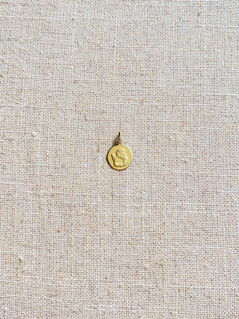 Medalla Ángel de la guarda redonda 2