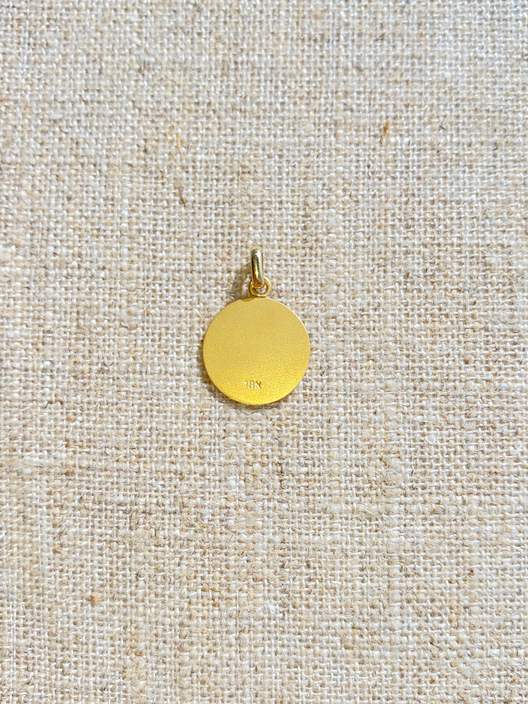 Medalla Ángel de la guarda redonda 3