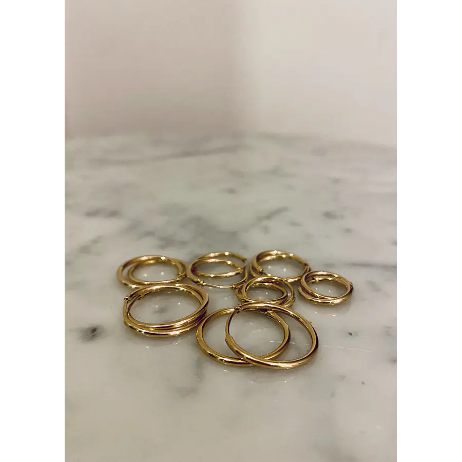 Argollas Oro