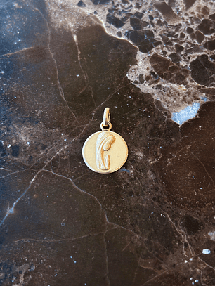 Medalla Virgen de Perfil