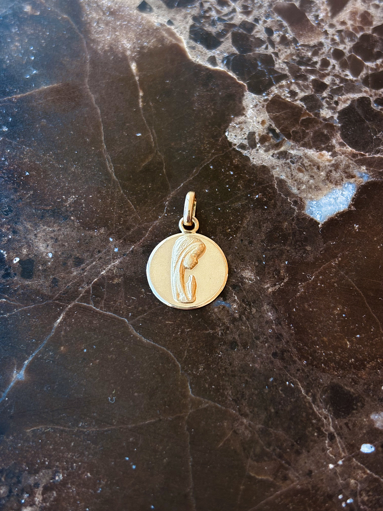 Medalla Virgen de Perfil 1
