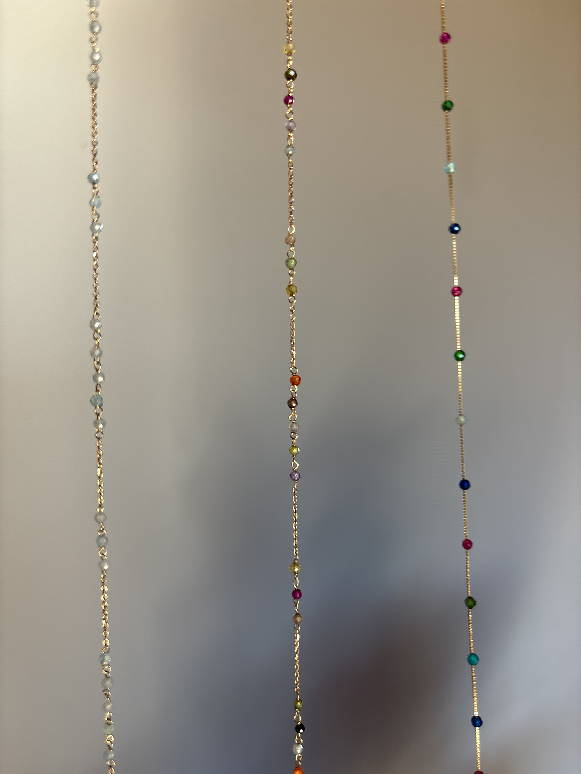 Collar oro 18k y cuarzos 1