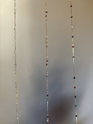 Collar oro 18k y cuarzos