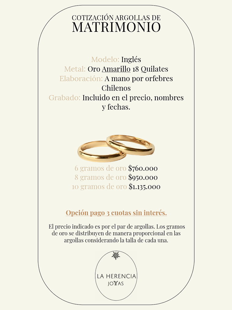 Argollas de Matrimonio 1