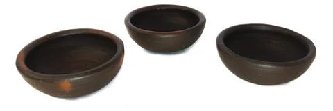 Pocillos O Salsero De Greda Pebrero 8.5 Cm(pack 12unidades)  