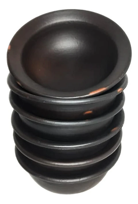 Platos Hondos Cazueleros De Greda 21 CM  ( Pack 6 Unidades )