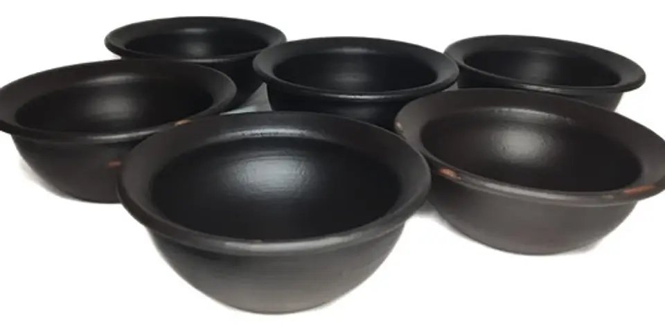 Platos Hondos Cazueleros De Greda 21 CM  ( Pack 6 Unidades ) 6