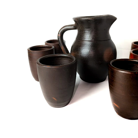 Jarra De Greda 1.5 Lts + 6 Vasos 