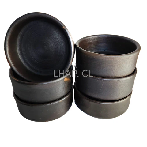 Pocillos Rectos De Greda 17 Cm (pack 4 Unidades)  
