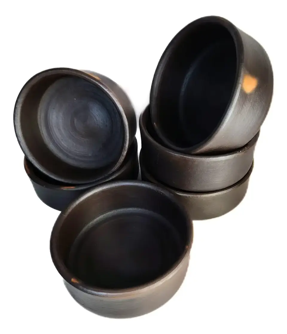 Pocillos Rectos De Greda 14 Cm (pack 6 Unidades)   2