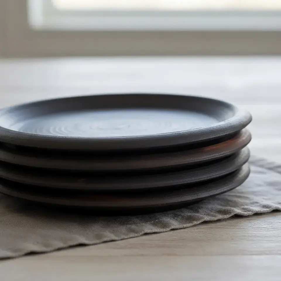 Platos De Greda Bajo 25 CM  (pack 6 Unidades) 5
