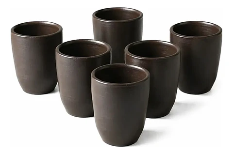Vasos De Greda ( Pack 6 Unidades )