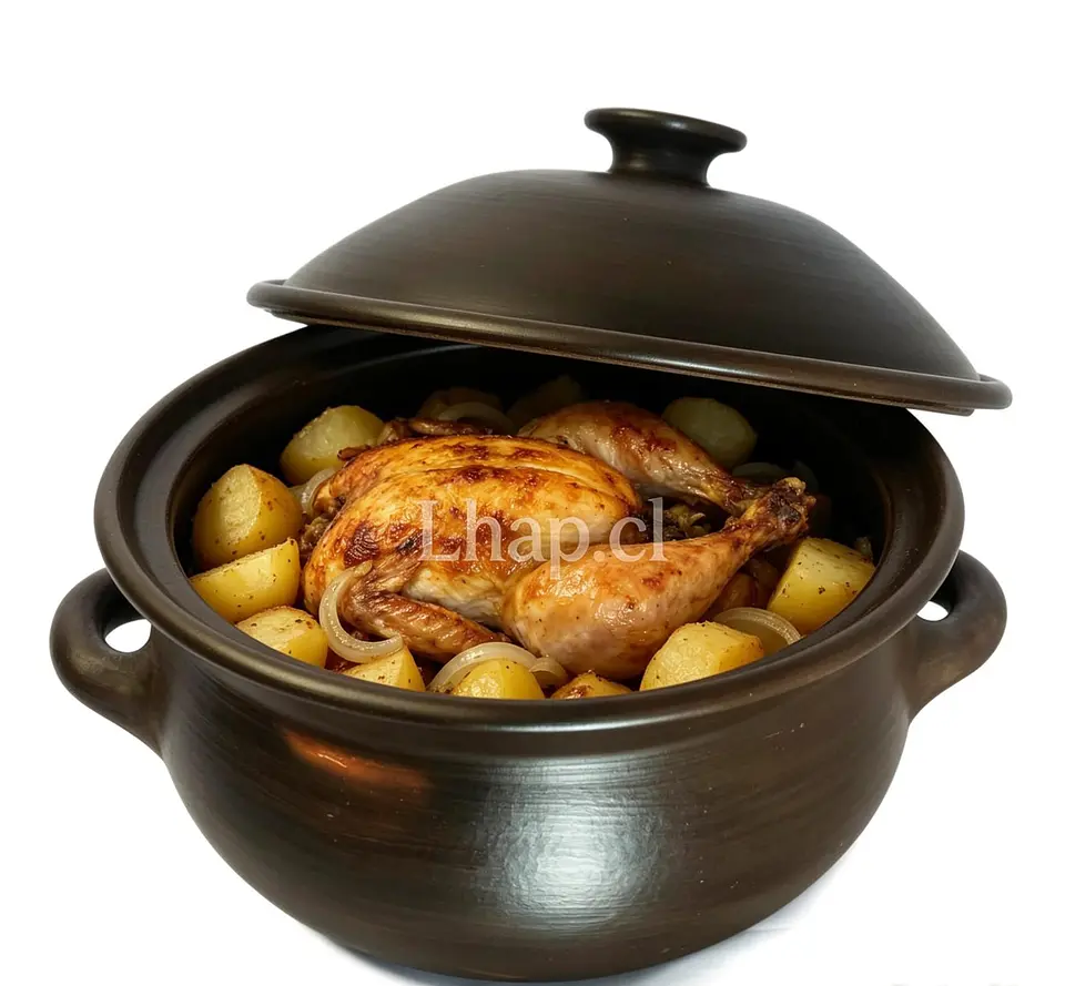 Olla de Greda de Pomaire 7 Litros Familiar Tradicional 2
