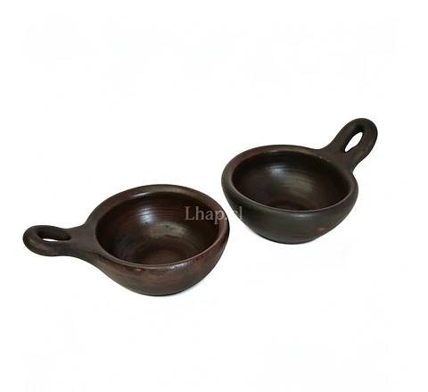 Pocillos De Greda Con Mango 9 Cm (Pack 6 Unidades)