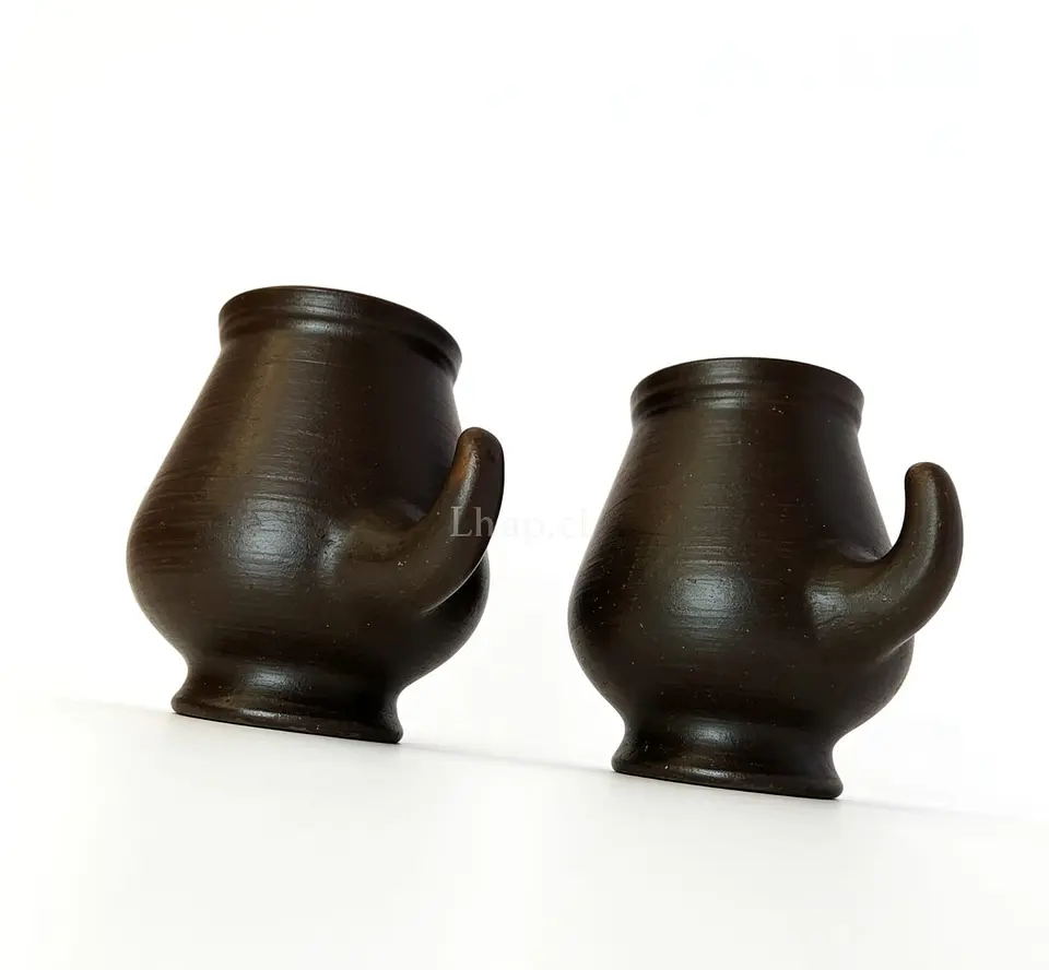 Mates de Greda de Pomaire Tradicionales (Pack 2 Unidades) 3