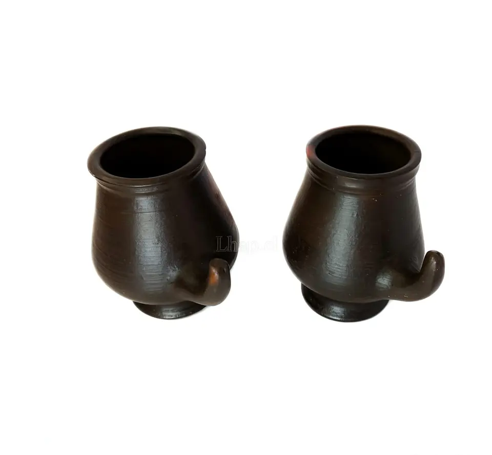 Mates de Greda de Pomaire Tradicionales (Pack 2 Unidades) 5