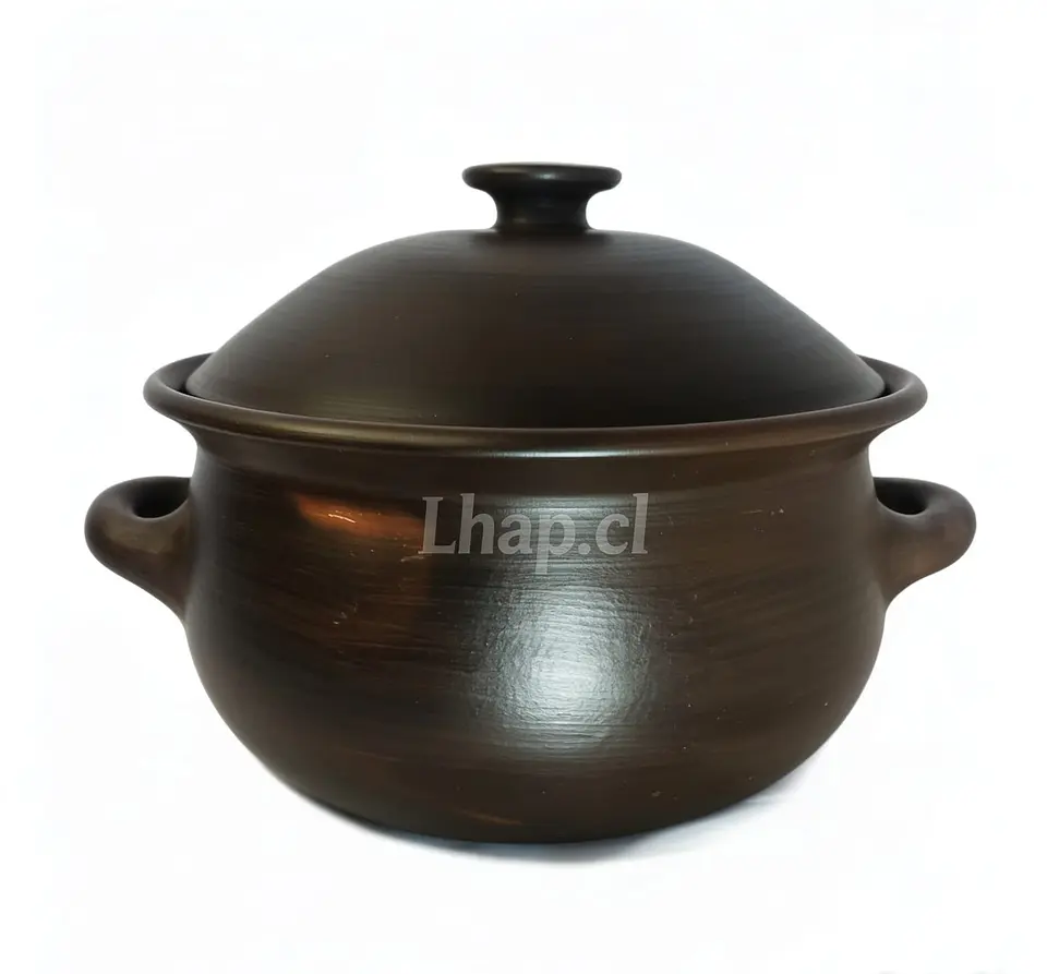 Olla de Greda de Pomaire 7 Litros Familiar Tradicional 4