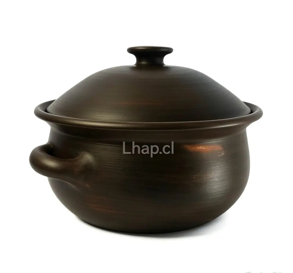 Olla de Greda de Pomaire 7 Litros Familiar Tradicional 7