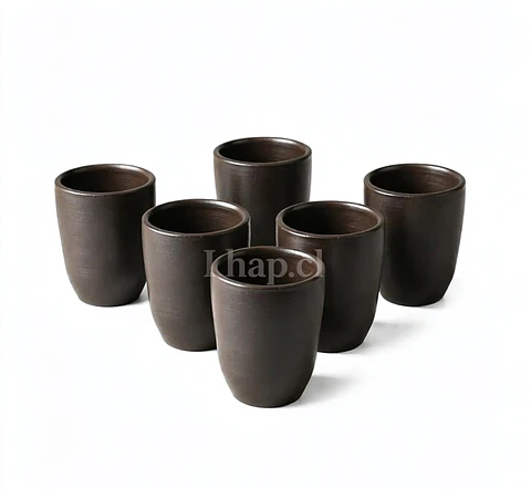 Vasos De Greda ( Pack 6 Unidades )