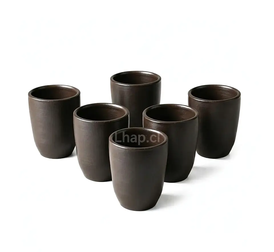 Vasos De Greda ( Pack 6 Unidades ) 6