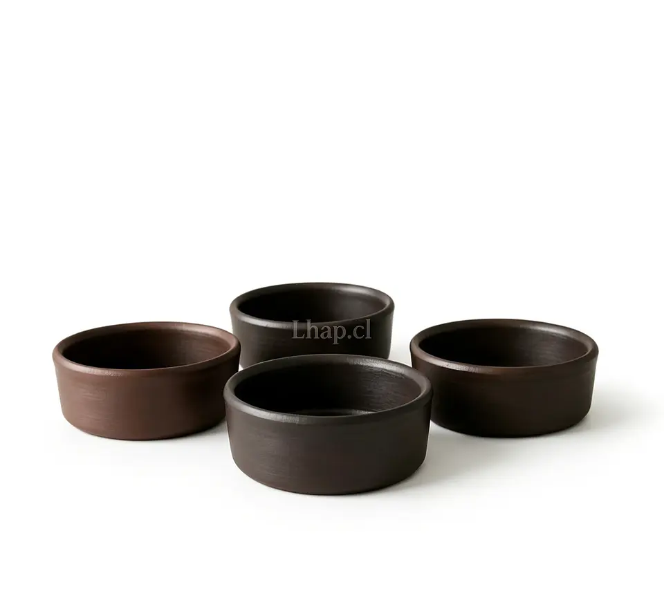 Pocillos Rectos De Greda 9 Cm (pack 6 Unidades)   1