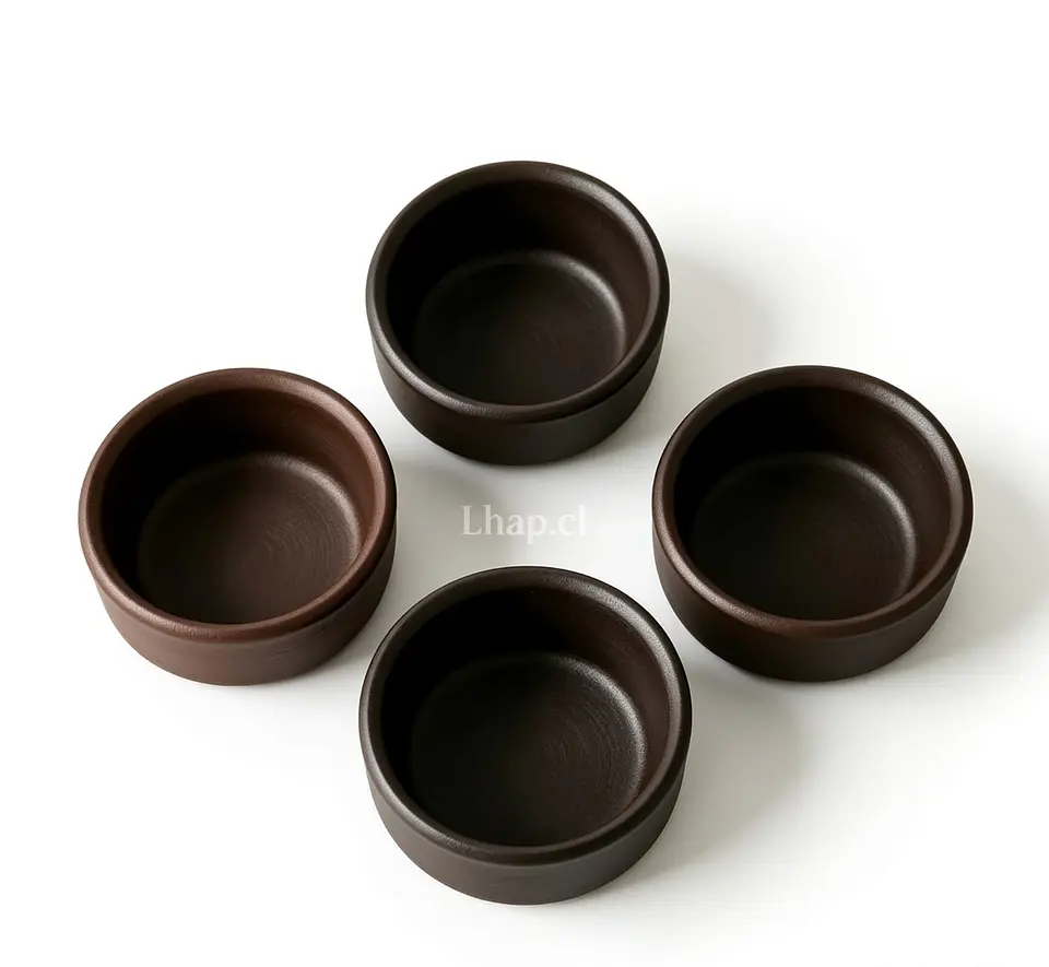 Pocillos Rectos De Greda 9 Cm (pack 6 Unidades)   2