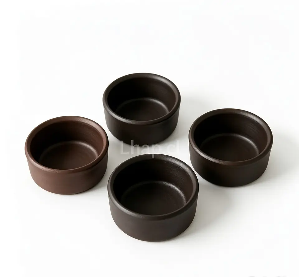 Pocillos Rectos De Greda 9 Cm (pack 6 Unidades)   5