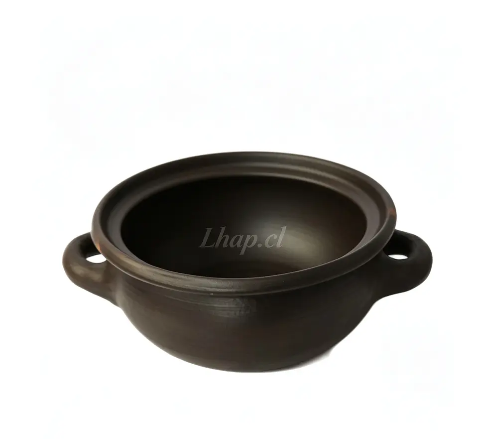 Olla de Greda de Pomaire 2 Litros Formato Pequeño 5