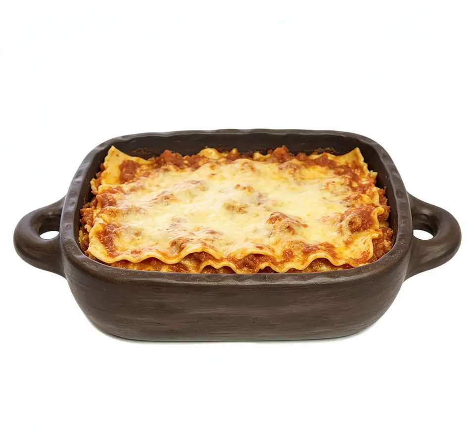 Fuente de Greda Rectangular con Asas de Pomaire 32 cm 5