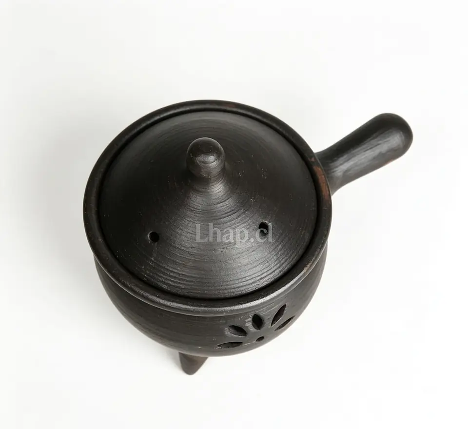 Sahumador de Greda Artesanal de Pomaire (con Mango) 8