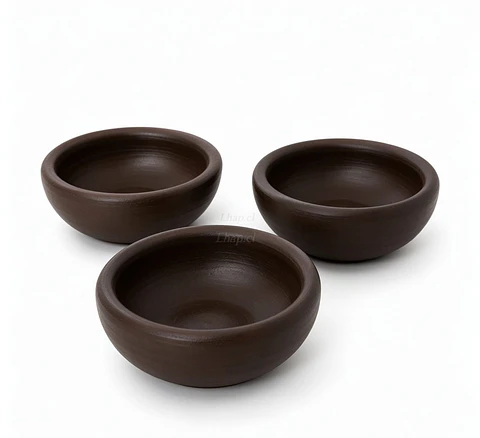 Pocillos Salseros de Greda de Pomaire 6.5 cm (Pack 12 Unidades)