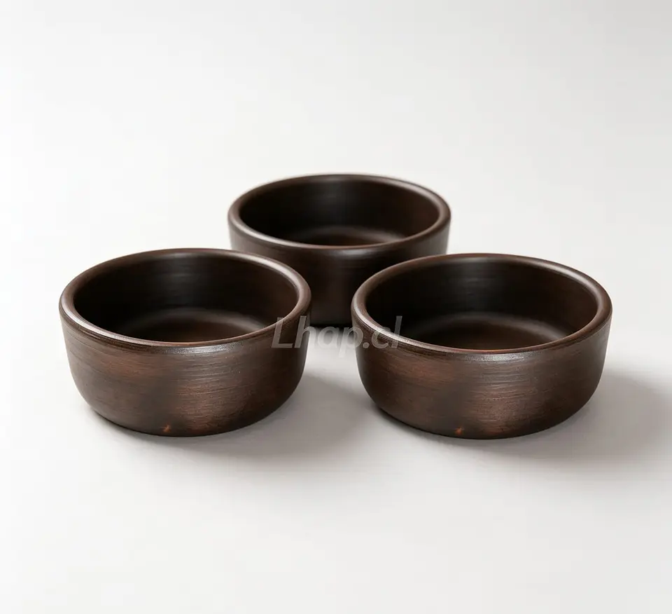 Pocillos Rectos de Greda de Pomaire Pilpileras 12cm (Pack 6 Unidades) | LHAP  3