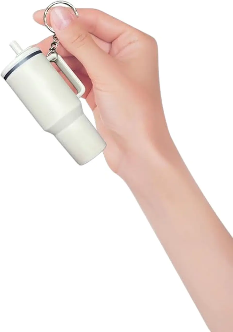 Llavero Mini Vaso Estilo Stanley en 3D - Accesorio Tendencia para Mochila y Llaves 3