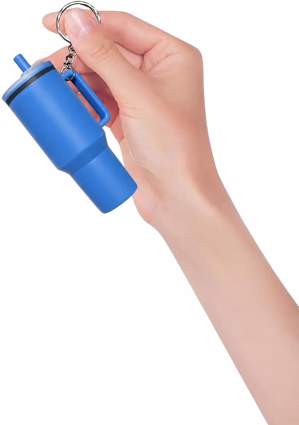 Llavero Mini Vaso Estilo Stanley en 3D - Accesorio Tendencia para Mochila y Llaves 4