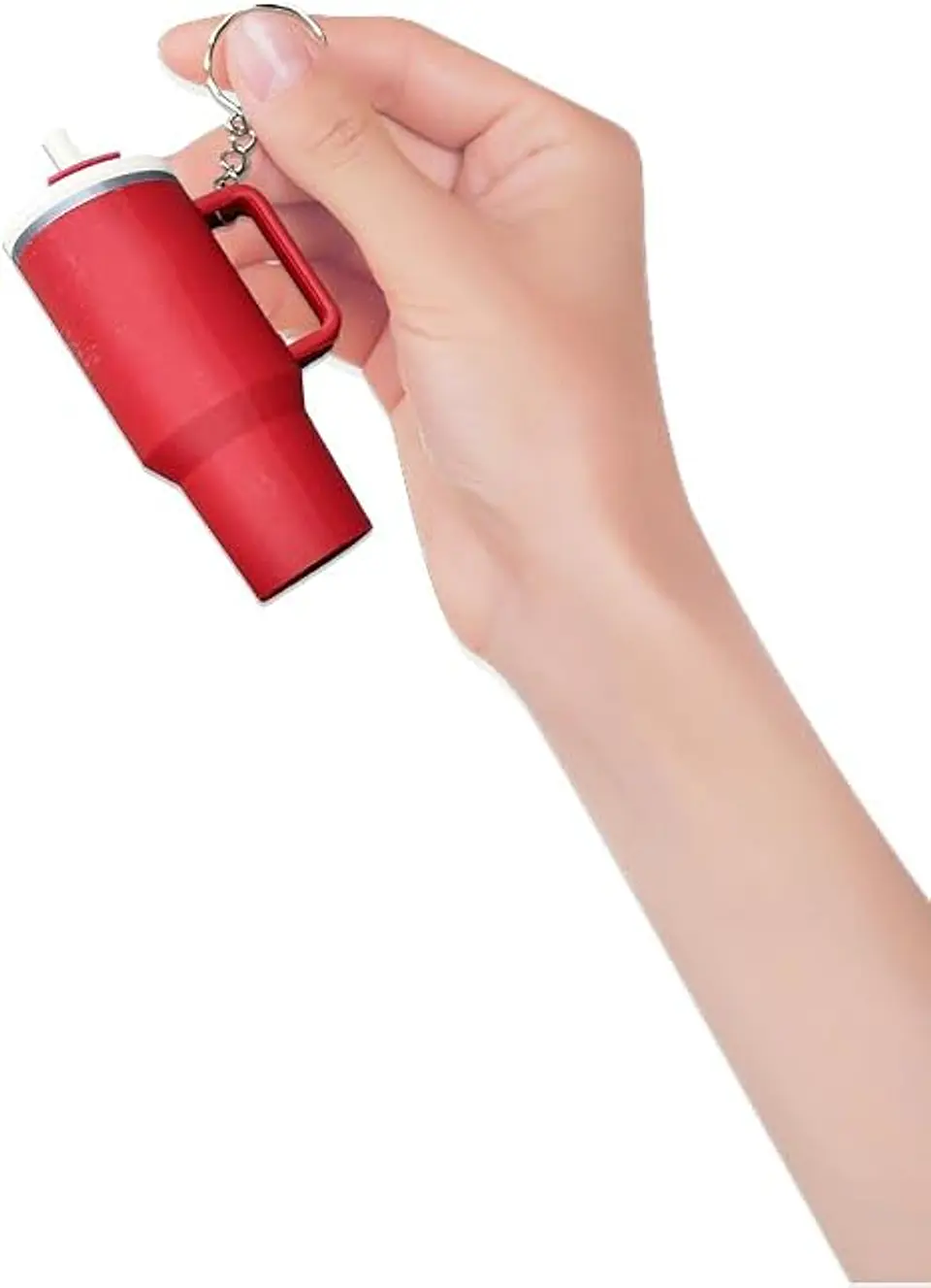 Llavero Mini Vaso Estilo Stanley en 3D - Accesorio Tendencia para Mochila y Llaves 5