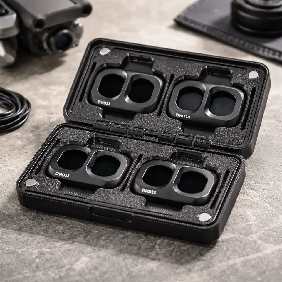 Estuche Magnético Slim para Filtros DJI Osmo Pocket 3 y 4 - Caja en 3D 1