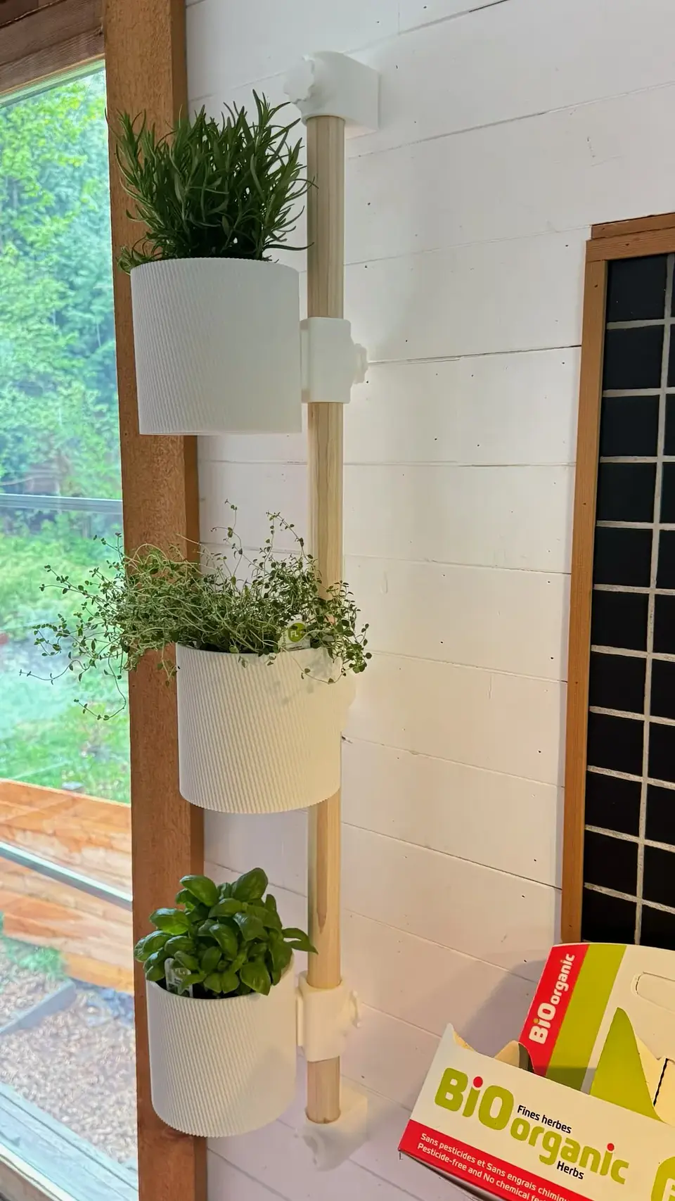 Macetero Vertical de Pared para Plantas – Edición Impresión 3D 3