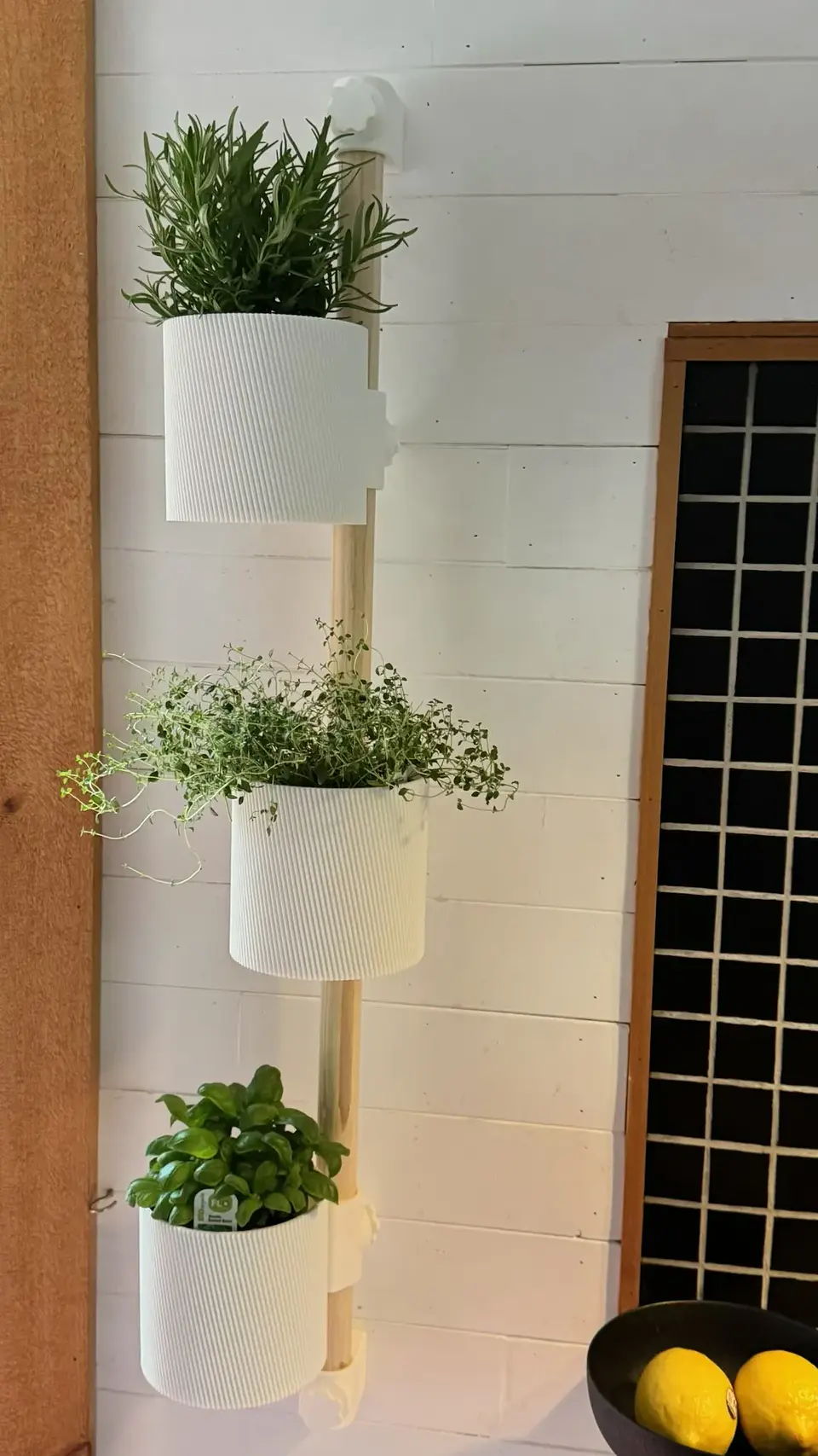 Macetero Vertical de Pared para Plantas – Edición Impresión 3D 4
