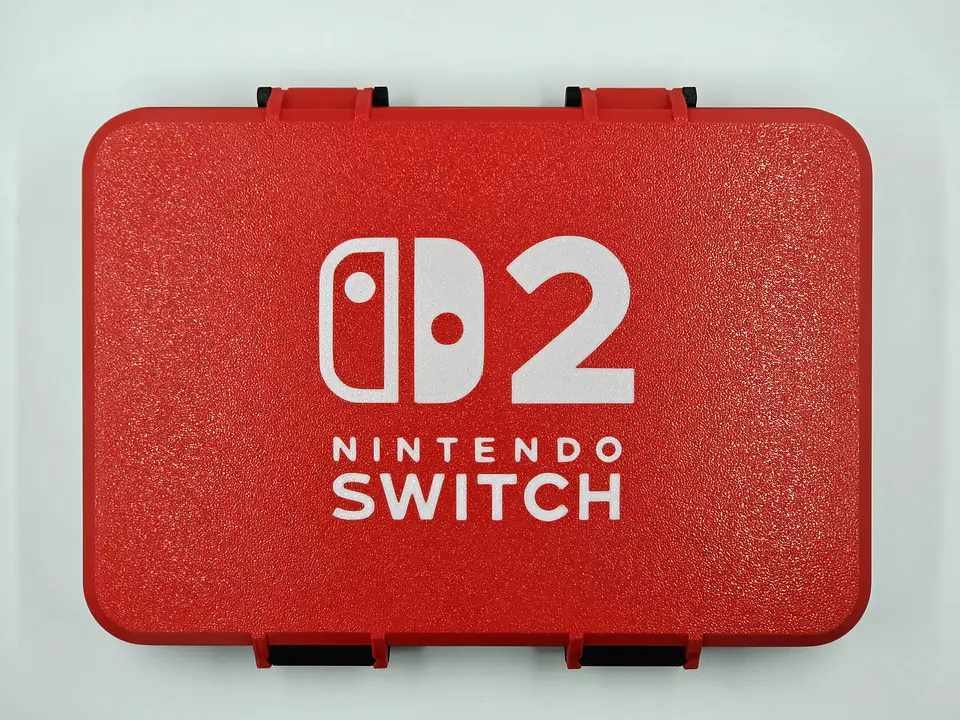 Funda Rígida Tipo Maletín para Nintendo Switch 2 (Impresión 3D) 3