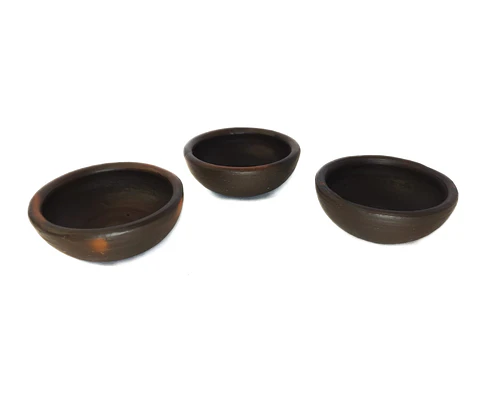 Pack 12 Pocillos de Greda de Pomaire 8x3 cm